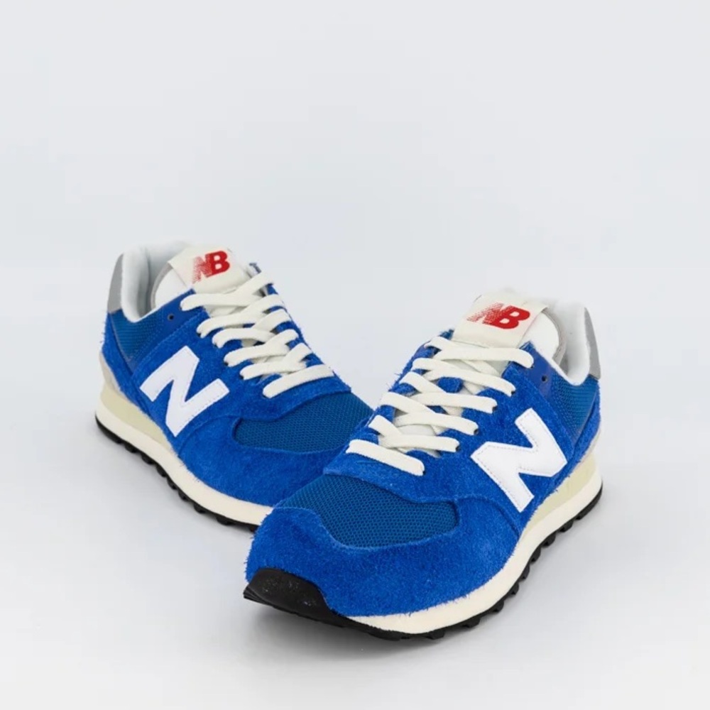 New Balance 574 Blue with White